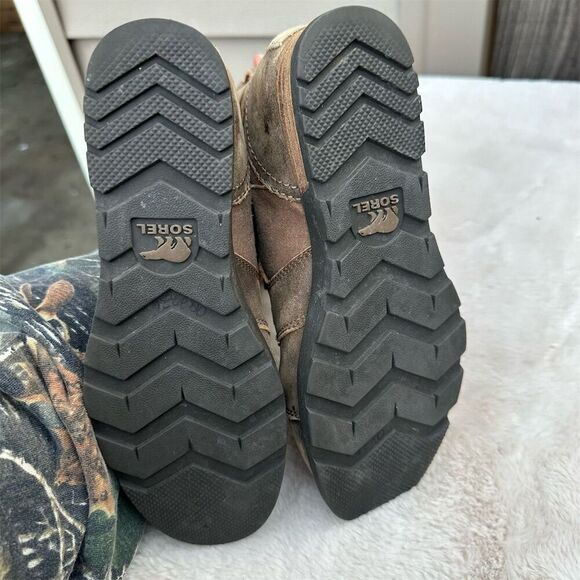 Sorel Women's Major Carly Combat Boots Brown Size 6 Casual Lace-Up - Picture 4 of 6